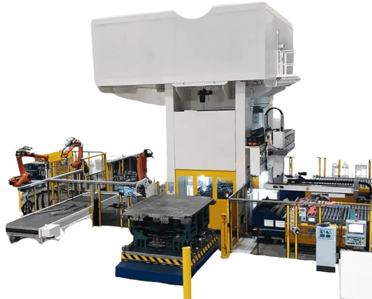 Aplicación de tecnología avanzada para la instalación integral de maquinaria industrial.
