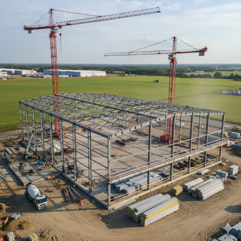 Construcción de nave industrial