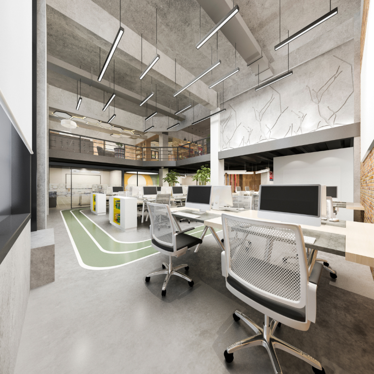 Diseño de estructura de oficinas