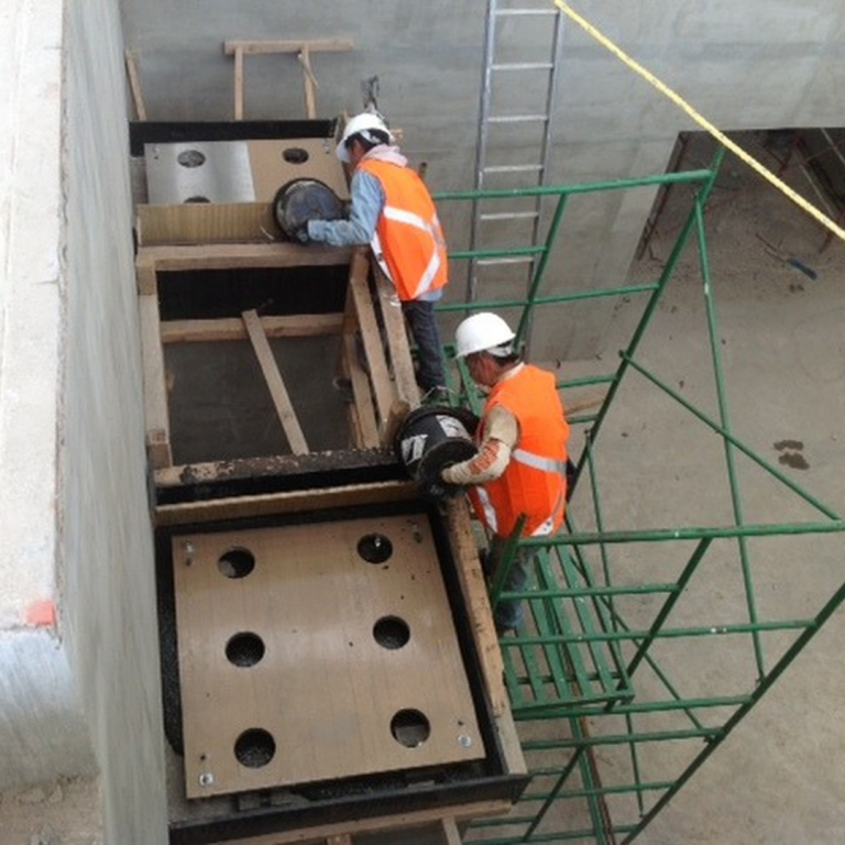 Mezcla en proceso de construcción